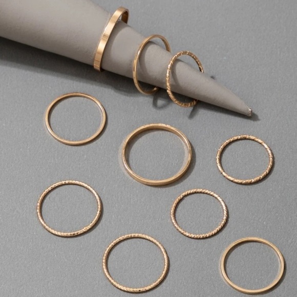 3/$30✨urban 10pc minimalist rings - Picture 3 of 3
